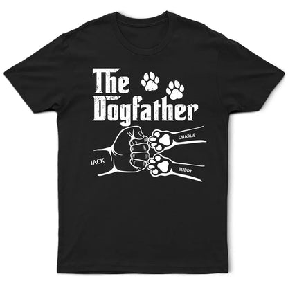 The Dogfather Hand Punch - Personalized T Shirt Shirts & Tops The Next Custom Gift