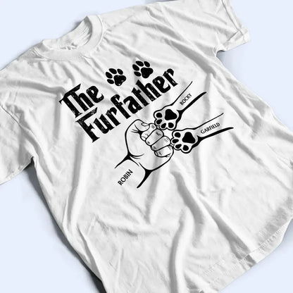 The Dogfather Hand Punch - Personalized T Shirt Shirts & Tops The Next Custom Gift