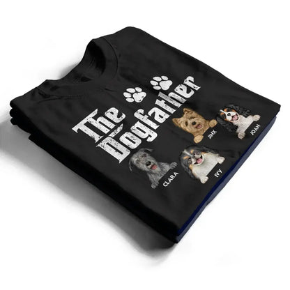 The Dogfather Semi Real - Personalized T-Shirt Shirts & Tops The Next Custom Gift