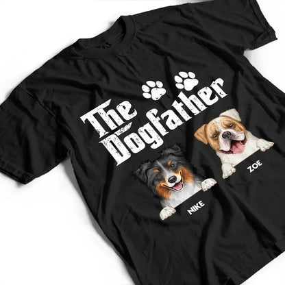 The Dogfather Semi Real - Personalized T-Shirt Shirts & Tops The Next Custom Gift