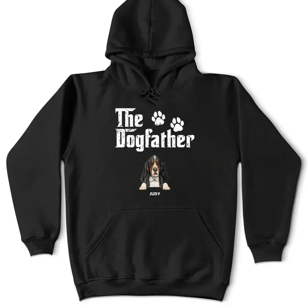 The Dogfather Semi Real - Personalized T-Shirt Shirts & Tops The Next Custom Gift