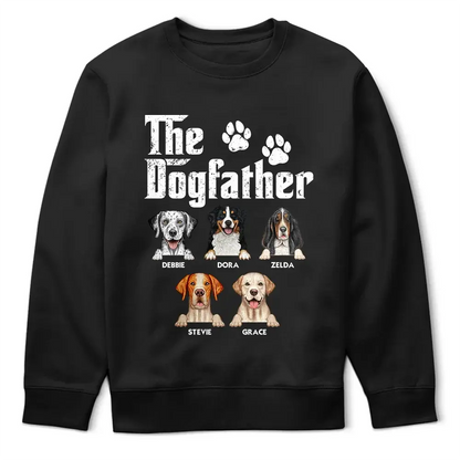 The Dogfather Semi Real - Personalized T-Shirt Shirts & Tops The Next Custom Gift