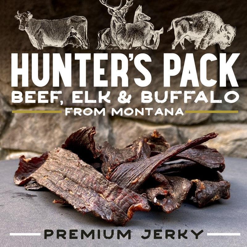 The Hunter’s Pack- Elk, Buffalo and Beef Jerky