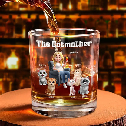 The Catfather - Personalized Whiskey Glass