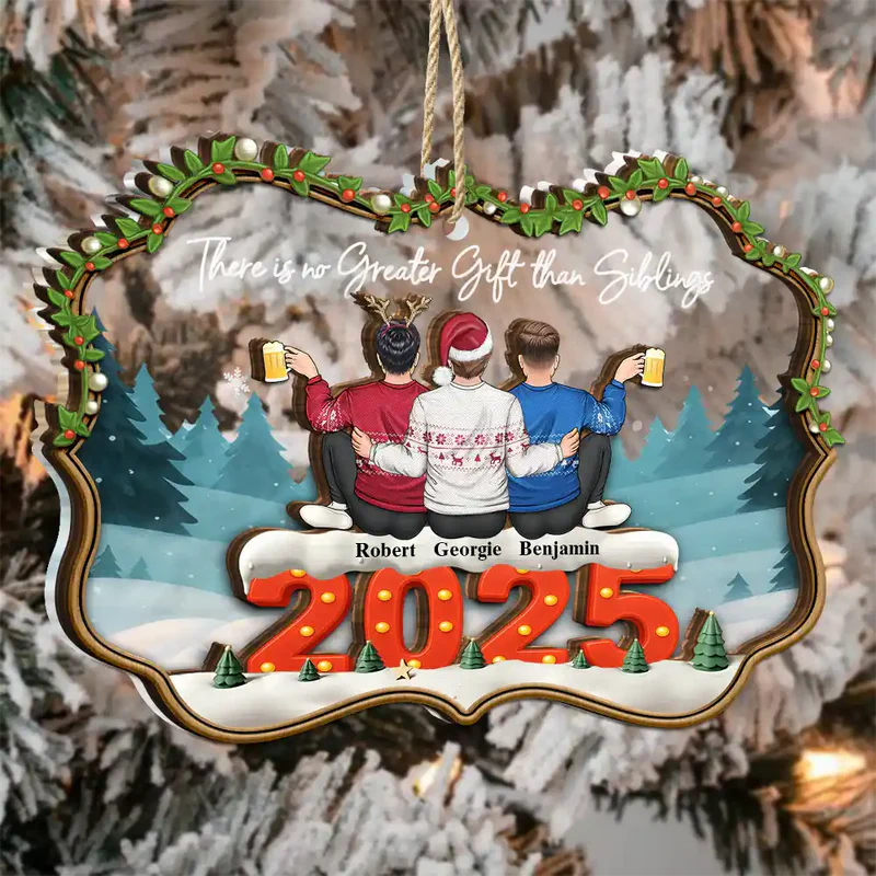 There Is No Greater Gift Than Friendship - Personalized Acrylic Ornament