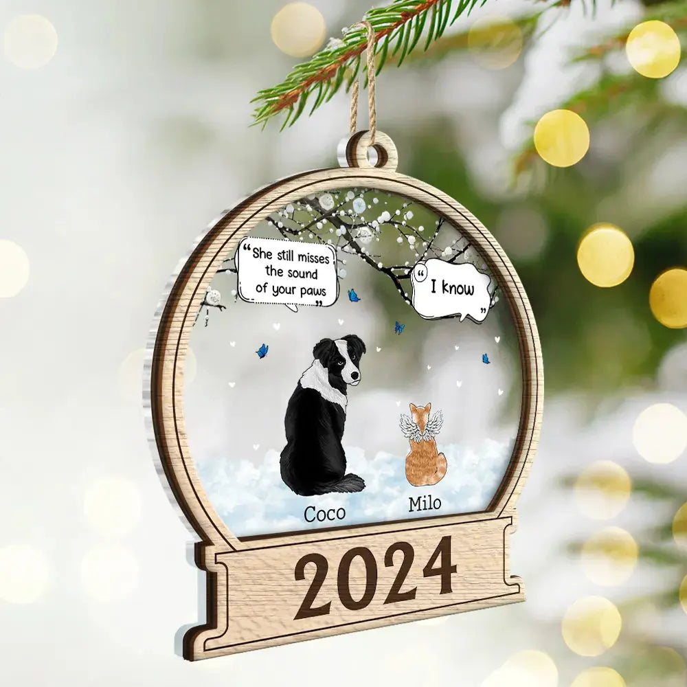 They Still Talk About You Memorial - Personalized 2-Layered Mix Ornament Ornament The Next Custom Gift