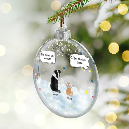 They Still Talk About You - Personalized Custom Shaped Acrylic Ornament