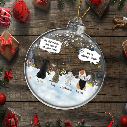 They Still Talk About You - Personalized Custom Shaped Acrylic Ornament