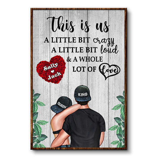 This Is Us Couple King Queen Personalized Custom Poster