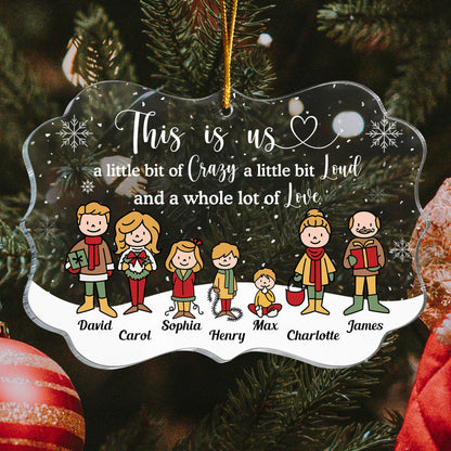 This Is Us - Personalized Acrylic Ornament