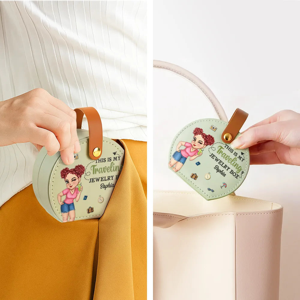 Du lịch - Hộp đựng trang sức cho khách du lịch - Hộp đựng trang sức có hình ảnh cá nhân