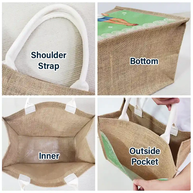 Thou Shalt Not Try Me Mood - Personalized Jute Tote Bag