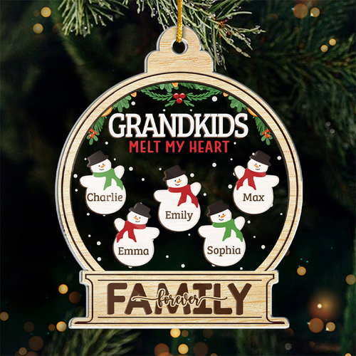 The Best Thing You've Ever Found - Family Personalized Custom Ornament - Acrylic Snow Globe Shaped - Christmas Gift For Grandma, Grandpa