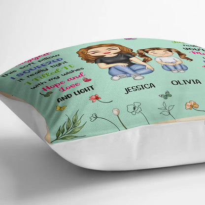 To My Granddaughter Grandma - Personalized Pillow
