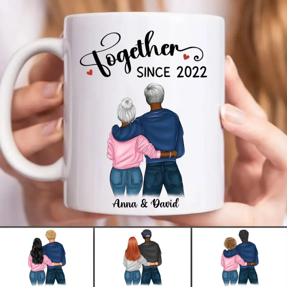 Together Since - Personalized Mug (AA) mug The Next Custom Gift