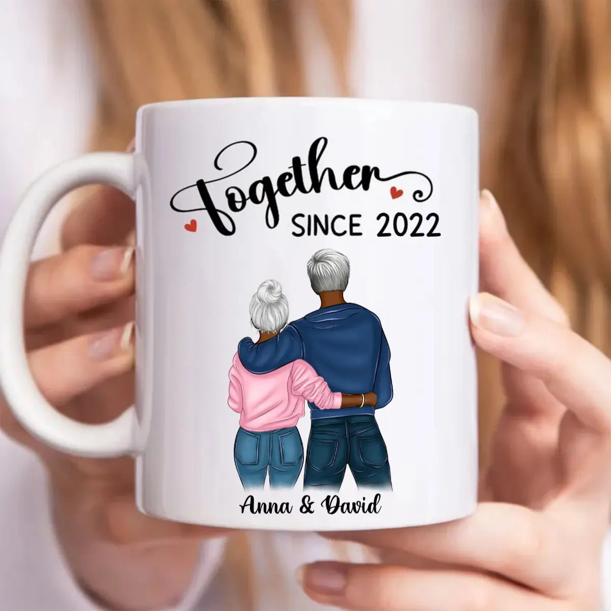 Together Since - Personalized Mug (AA) mug The Next Custom Gift