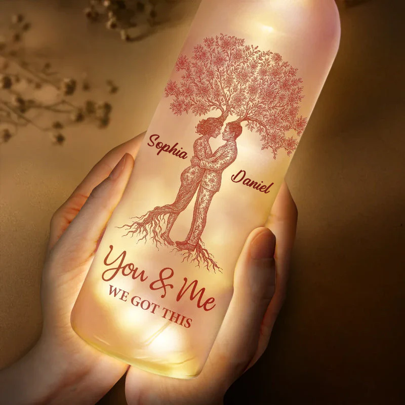 When We Get To The End Of Our Lives Together - Personalized Bottle Light