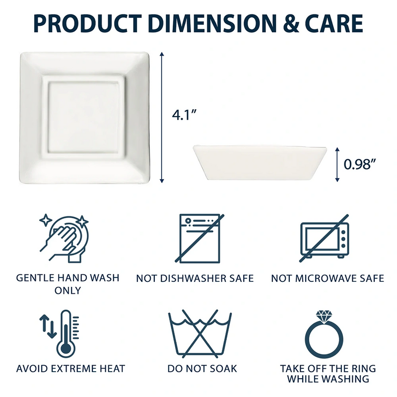 Toile De Jouy Grow An Old Friend - Personalized Ring Dish