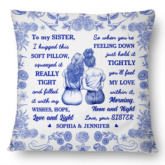 Toile De Jouy Wishes Hope Love And Light - Personalized Pillow