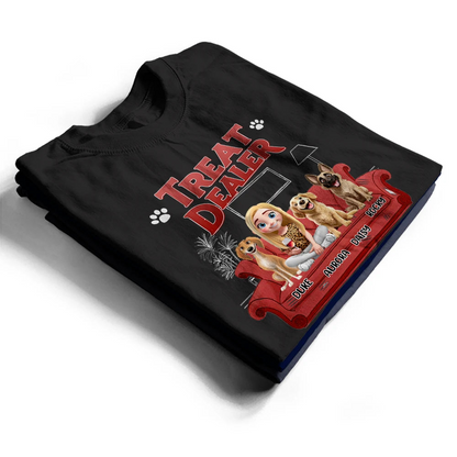 Treat Snack Dealer 3D Effect Dogs - Personalized T Shirt