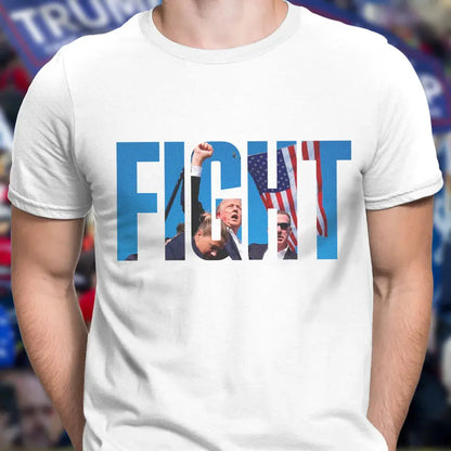 Trump Fight 2024 - Personalized T Shirt, Hoodie Shirts & Tops The Next Custom Gift