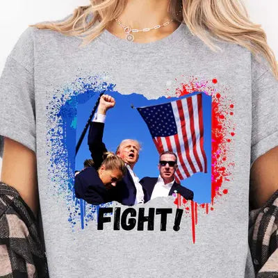 Trump Fight 2024 Shirt Pennsylvania Rally, Shirt Brigh- Personalized T Shirt, Hoodie Shirts & Tops The Next Custom Gift