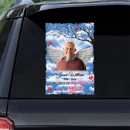 Big Piece Of My Heart Memorial Personalized Car Decal