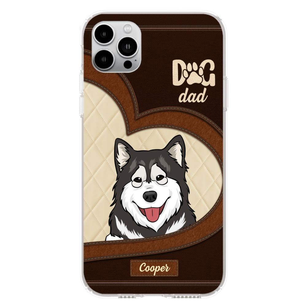 Lovely Peeking Dogs - Personalized Custom Phone Case