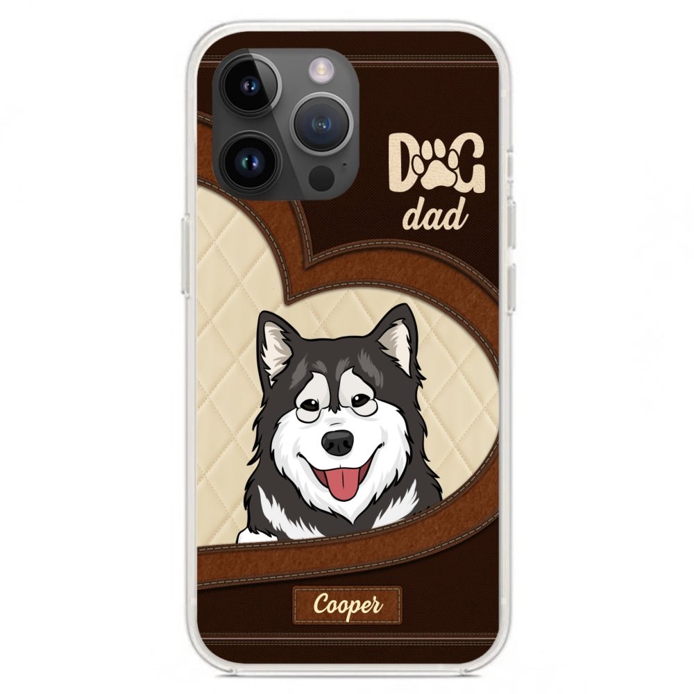 Lovely Peeking Dogs - Personalized Custom Phone Case