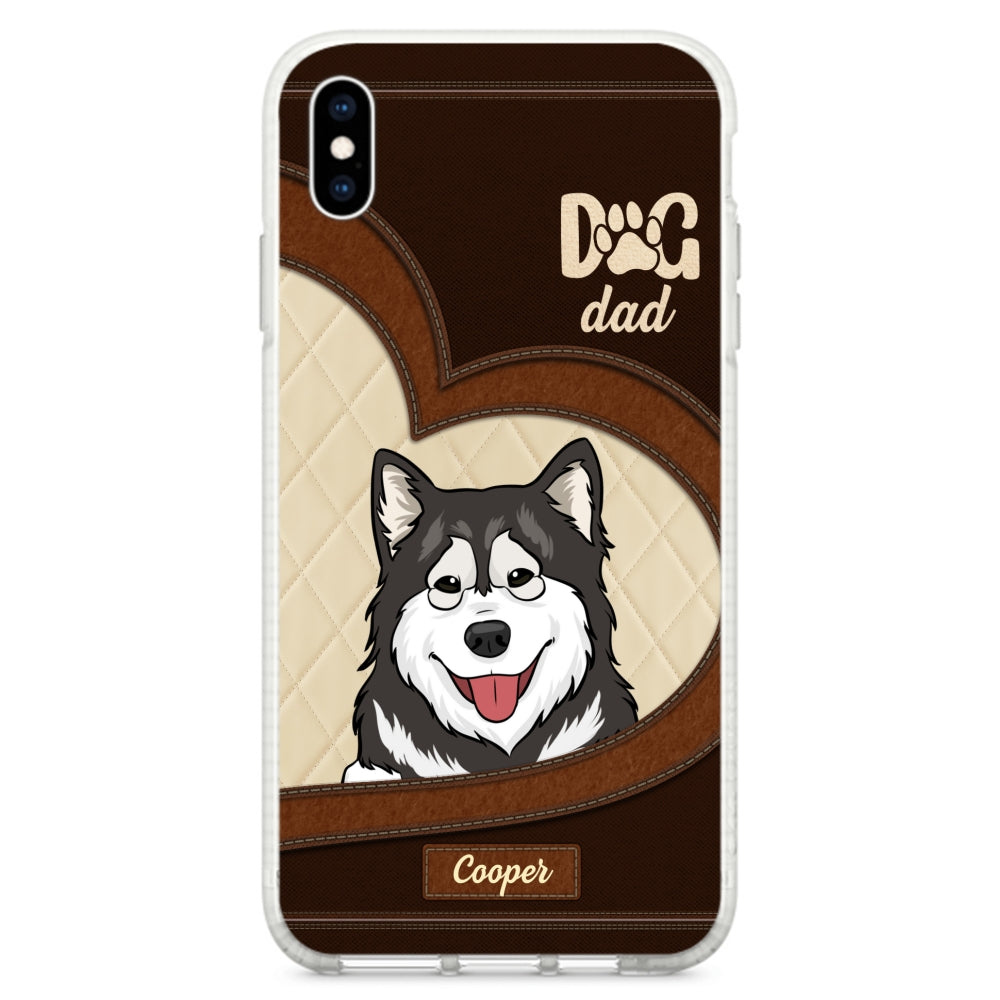 Lovely Peeking Dogs - Personalized Custom Phone Case