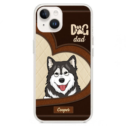 Lovely Peeking Dogs - Personalized Custom Phone Case