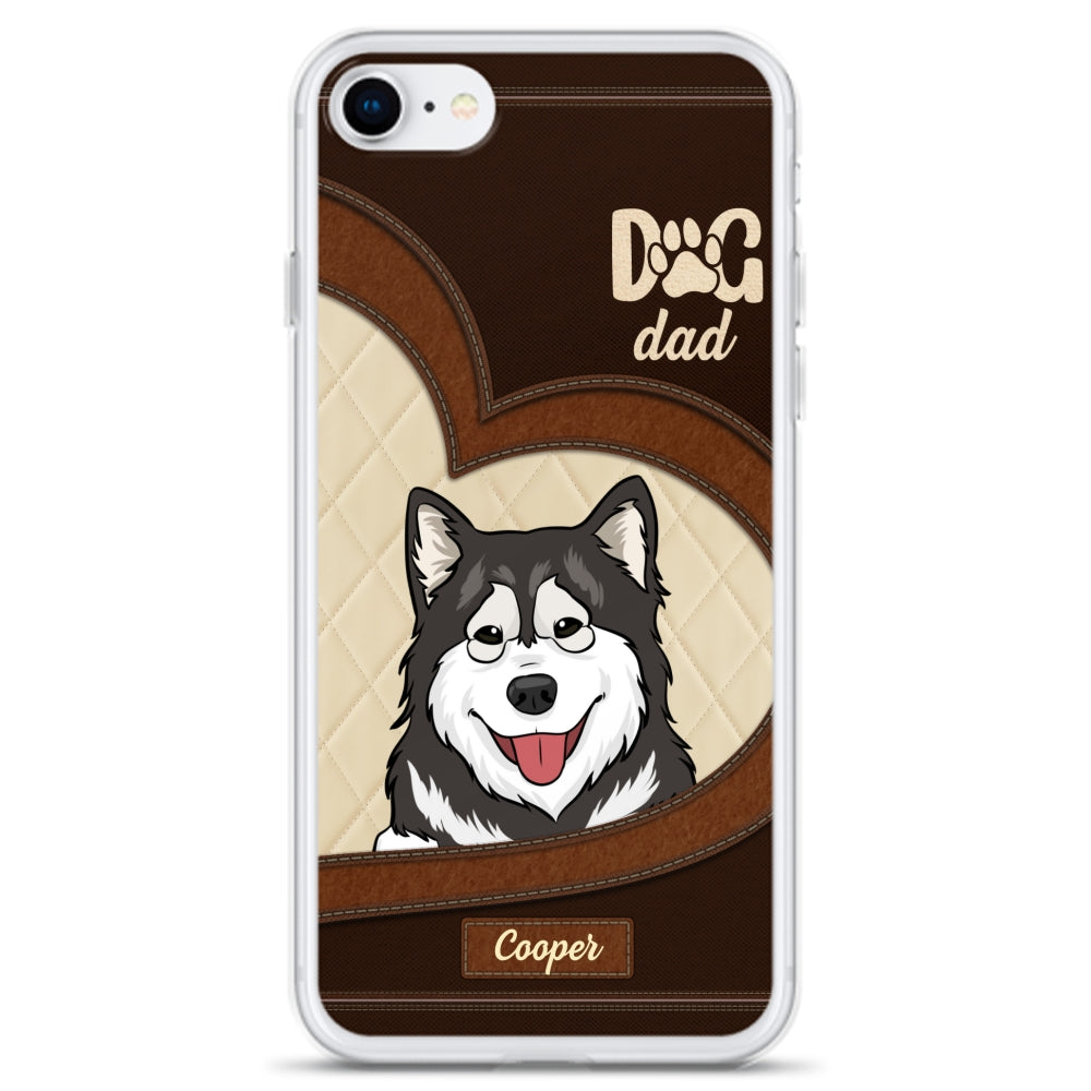 Lovely Peeking Dogs - Personalized Custom Phone Case