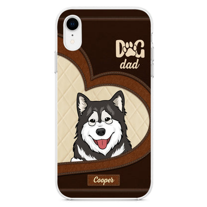 Lovely Peeking Dogs - Personalized Custom Phone Case