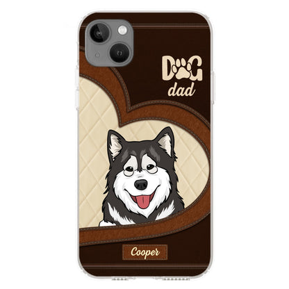 Lovely Peeking Dogs - Personalized Custom Phone Case