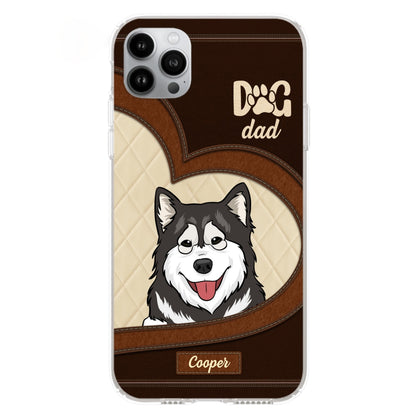 Lovely Peeking Dogs - Personalized Custom Phone Case