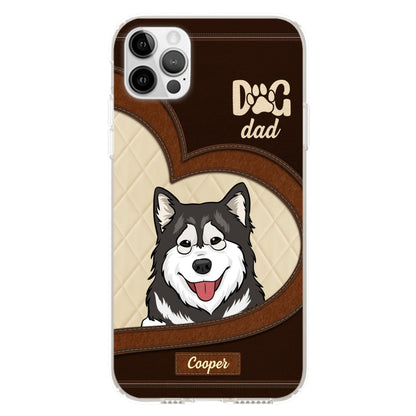 Lovely Peeking Dogs - Personalized Custom Phone Case