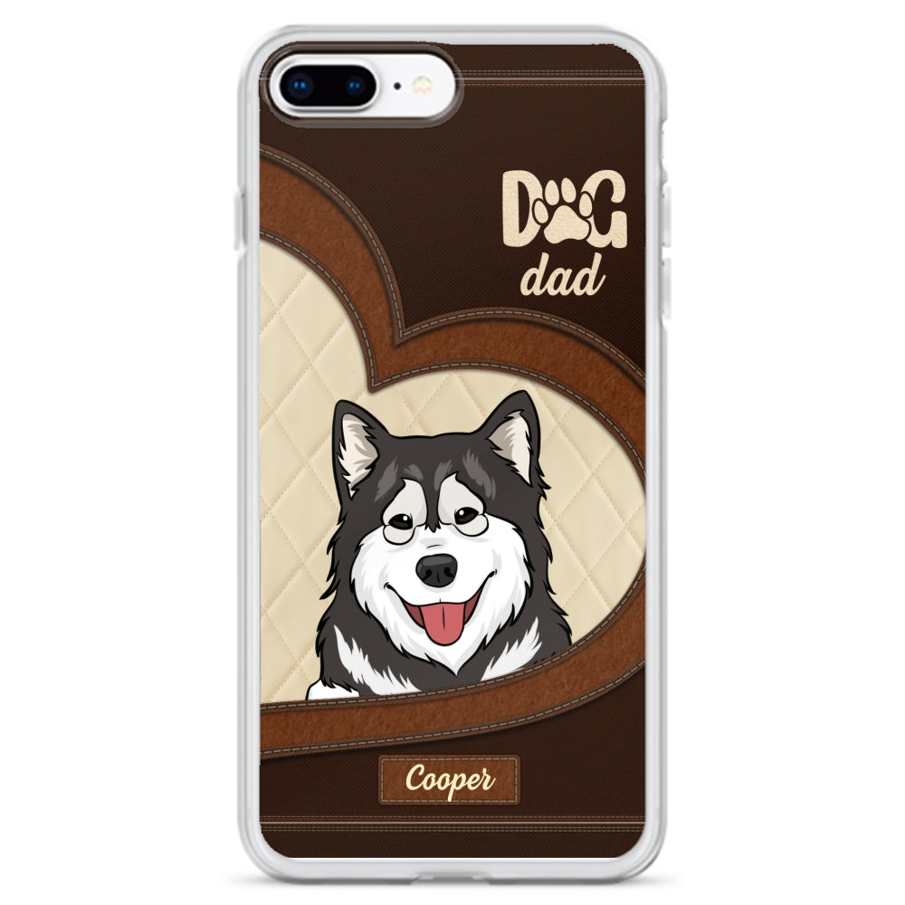 Lovely Peeking Dogs - Personalized Custom Phone Case