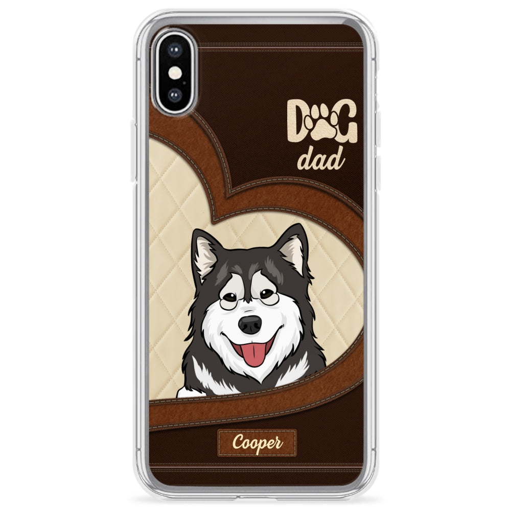 Lovely Peeking Dogs - Personalized Custom Phone Case