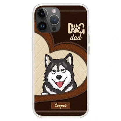 Lovely Peeking Dogs - Personalized Custom Phone Case