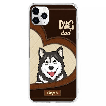 Lovely Peeking Dogs - Personalized Custom Phone Case