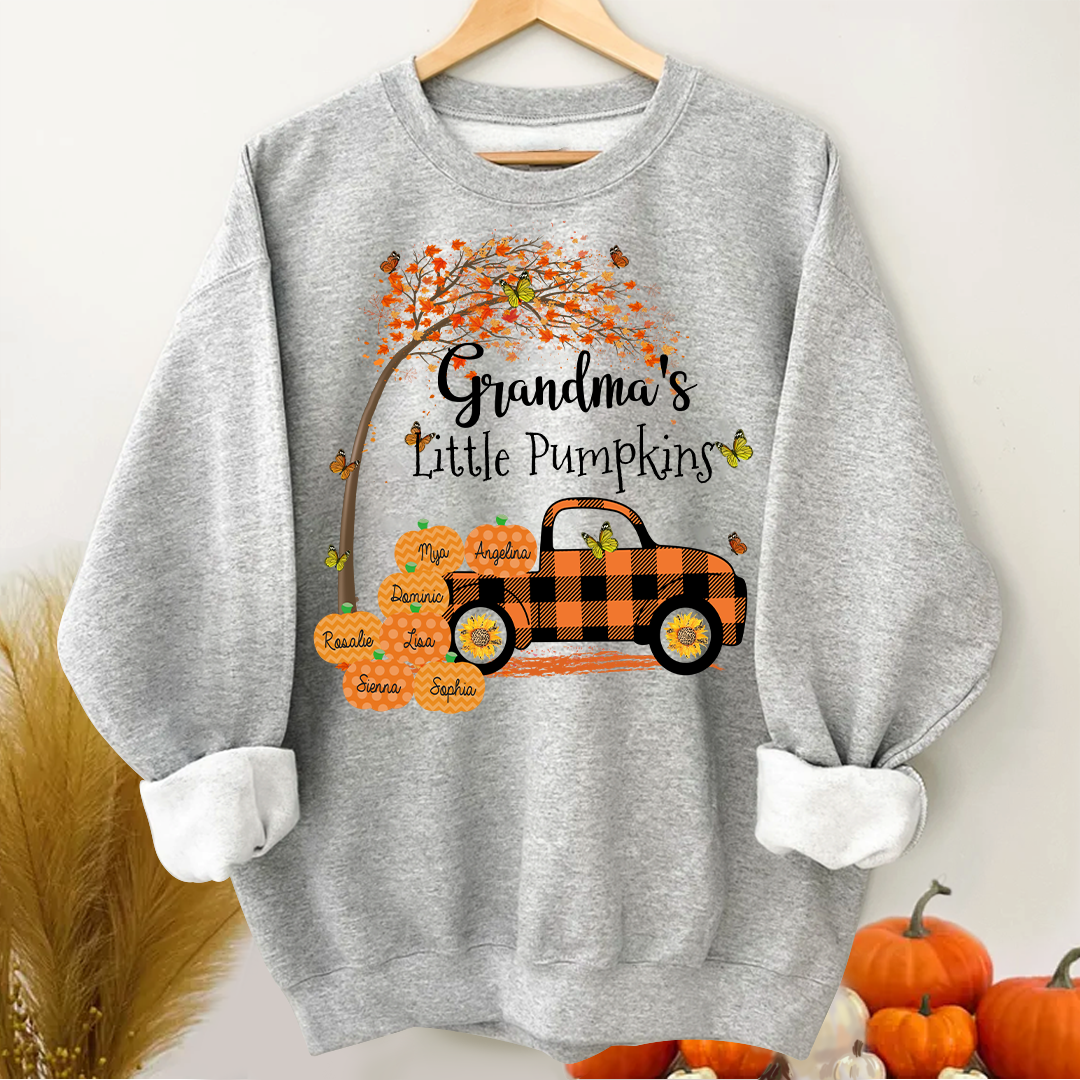 Nana's Little Pumpkins And Grandkids Names