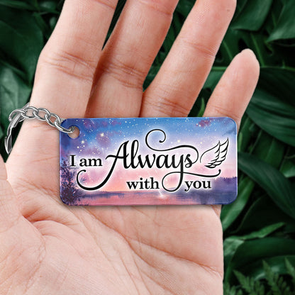 On The Bridge Always With You Whole Family Memorial Remembrance Gift Personalized Acrylic Keychain