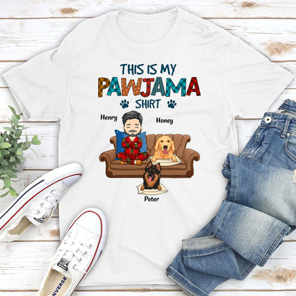 My Handsome Pawjama Sleepshirt - Personalized Custom Unisex T-Shirt