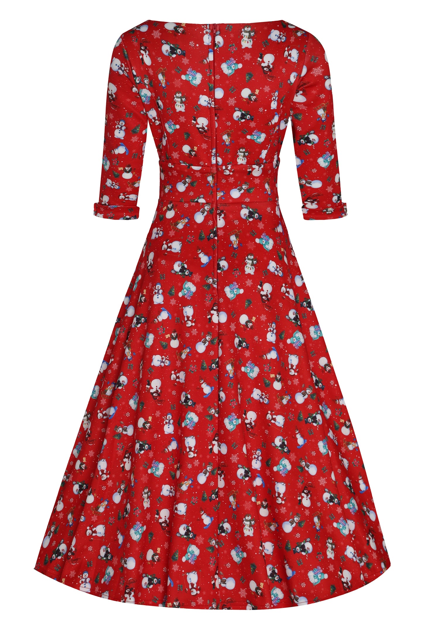 Scarlette Red Snowman Dress - Preorder for dispatch 12th November