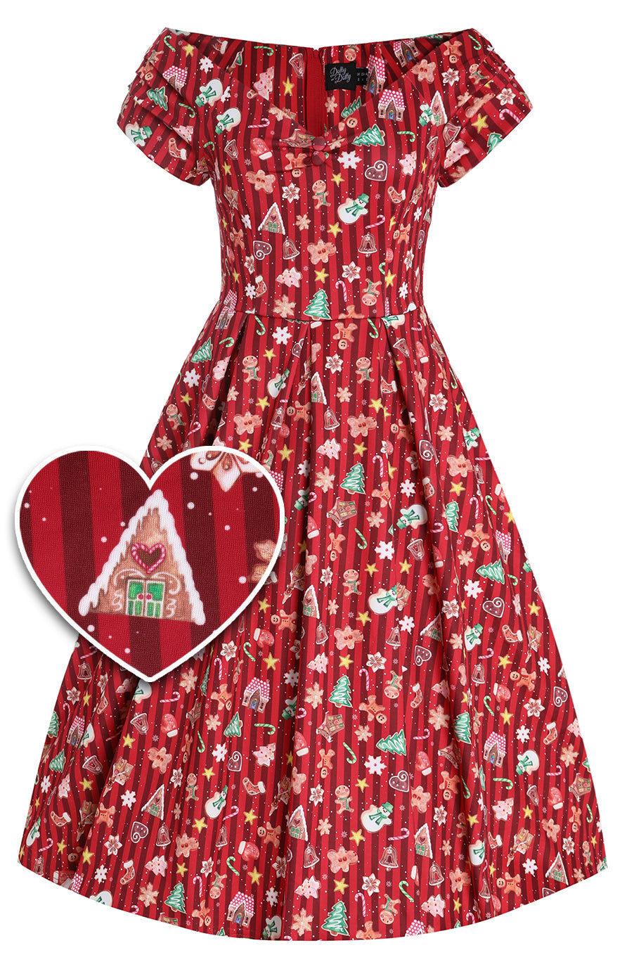 Lily Christmas Cookie Swing Dress - Preorder for dispatch 12th November