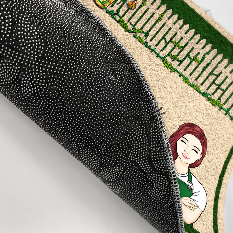 Potheads Live Here - Gift For Garden Lovers - Personalized Custom Doormat