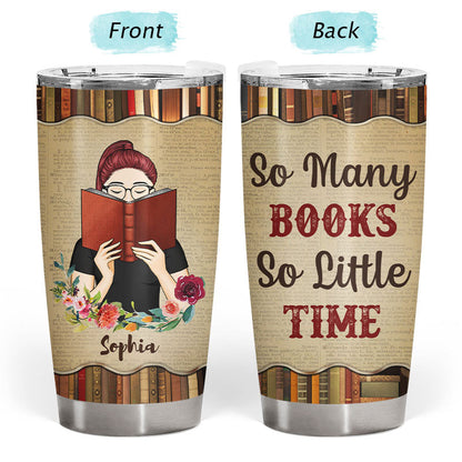 It's Better To Have Your Nose In A Book - Reading Gift - Personalized Custom Tumbler