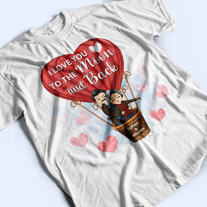 Family Couple And So Together They Built A Life They Loved - Gift For Couples - Personalized Custom T Shirt