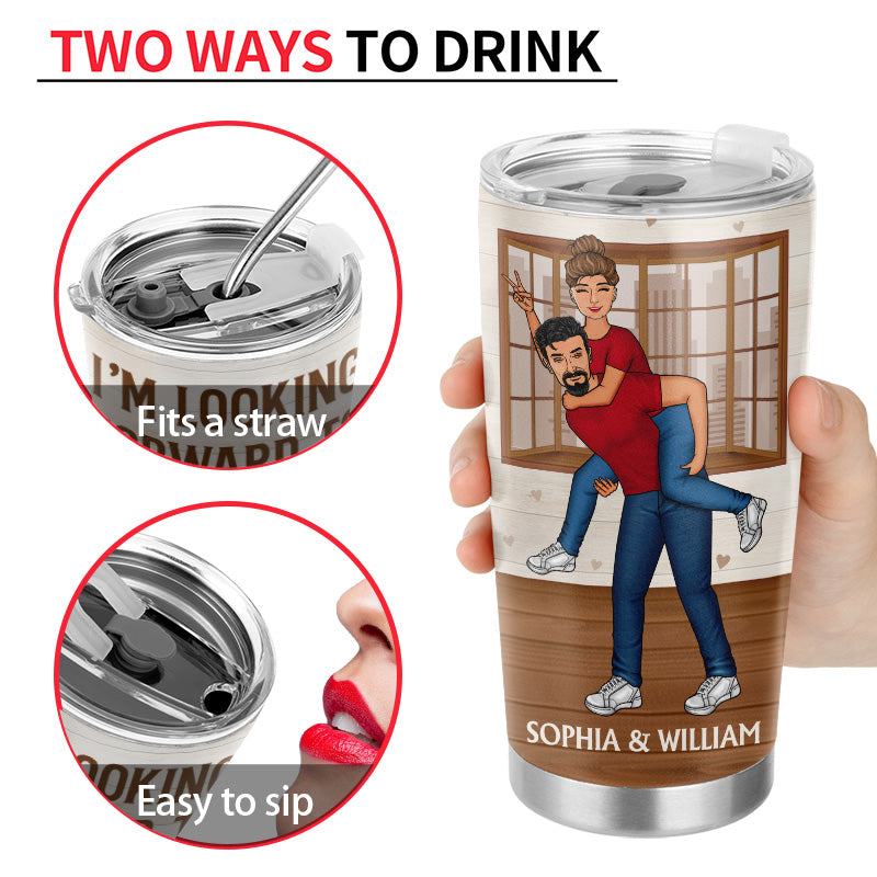 I'm Looking Forward To Annoying You - Couple Gift - Personalized Custom Tumbler