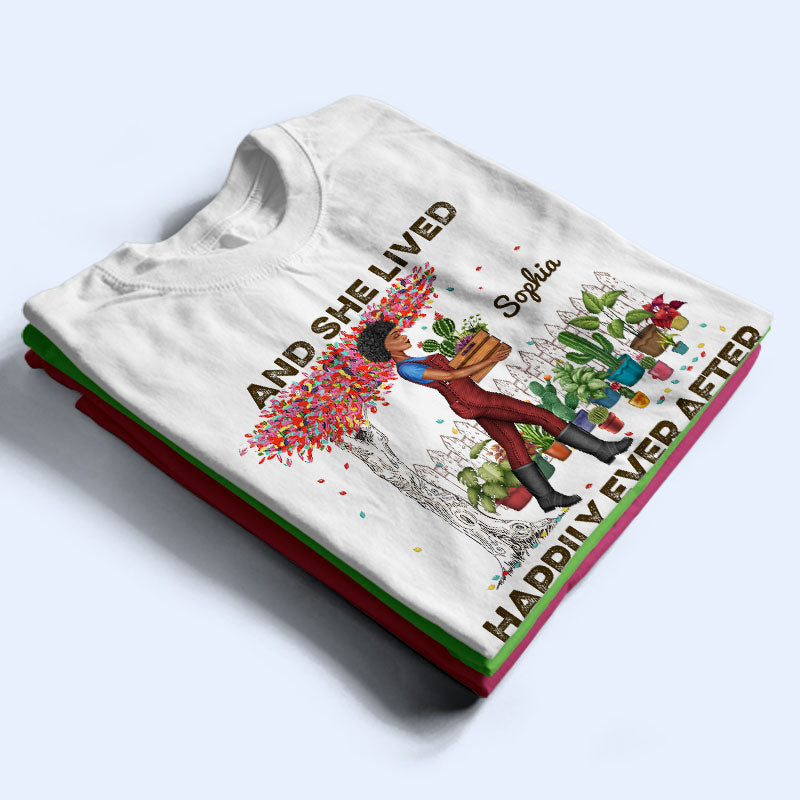 Garden Girl Who Really Loved Gardening - Gift For Garden Lovers - Personalized Custom T Shirt